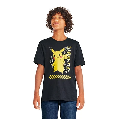 T-shirt à imprimé graphique Pokémon pour garçons