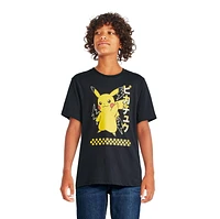 T-shirt à imprimé graphique Pokémon pour garçons