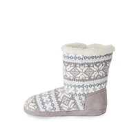 Time and Tru Women's Boot Slippers, Sizes 5-10