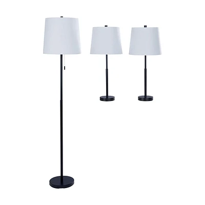 HOMETRENDS Lamp Set, 3-piece set