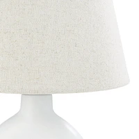 HOMETRENDS Accent Lamp, 13.5 in., white