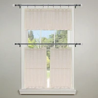 Versailles' Bamboo Wood Ring Top Curtain Valance 48in x 12in