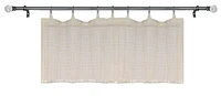 Versailles' Bamboo Wood Ring Top Curtain Valance 48in x 12in