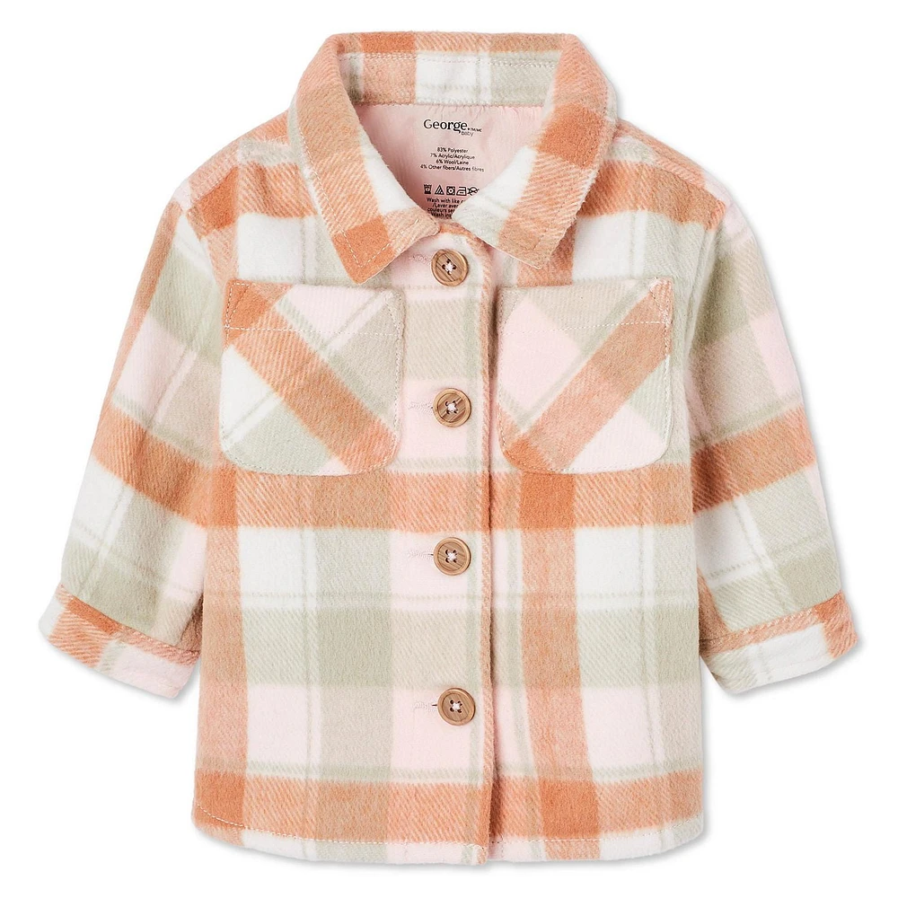 George Baby Girls' Shirt Jacket