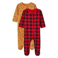 Canadiana Infants' Gender Inclusive Sleeper 2-Pack