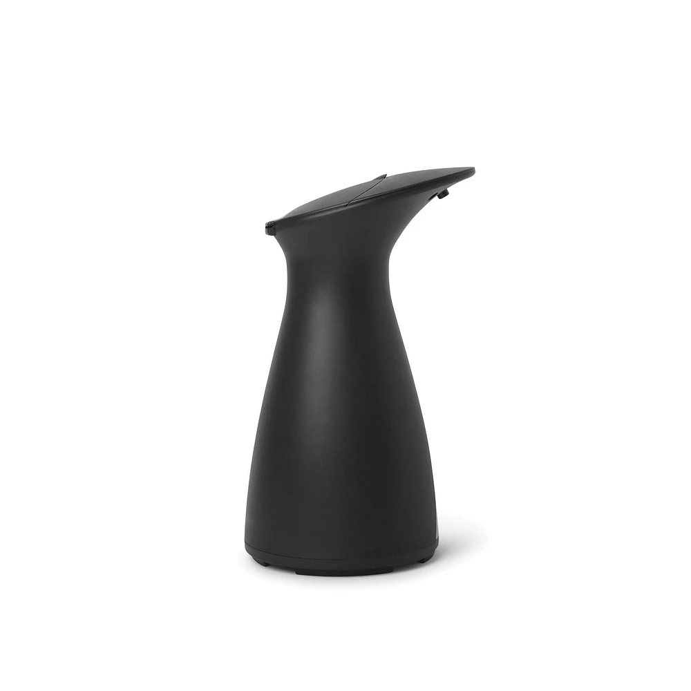 ULOFT OTINO SENSOR SOAP PUMP MATTE BLK/GREY, REFILLABLE dispenser holds up to 6 oz