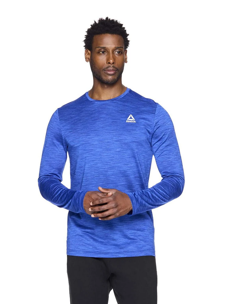 Reebok Men's Stride Performance Long Sleeve Shirt