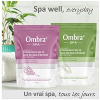 Ombra SPA Aromatic Epsom Bath Salts Relaxing Lavender, Size: 1.36 kg