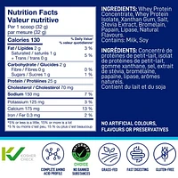 LEANFIT WHEY PROTEIN™ Vanilla 832g - 100% Whey Protein Powder, 25g Protein Per Serving, Grass-Fed, Gluten-Free, BCAAs, Complete Amino Acid Profile, Size: 832g Tub (26 Servings)