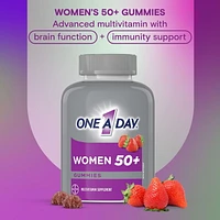 One A Day Women 50 Plus Multivitamin Gummies - Advanced Multivitamin Gummy with Immunity Support & B-Complex, 130 Gummies