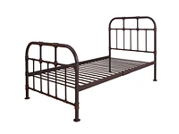 ACME Nicipolis Twin Bed in Sandy Gray