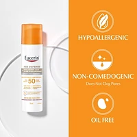 Lotion solaire pour le visage Eucerin Sun Défense âge avec FPS 50, 75 ml | Écran solaire pour le visage avec acide hyaluronique et 5 antioxydants Plus qu'une protection solaire