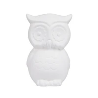 Create Basics Paintable Ceramic Owl Bank, Ceramic Owl Bank