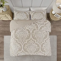 Home Essence Eugenia 3 Piece Tufted Cotton Comforter Set