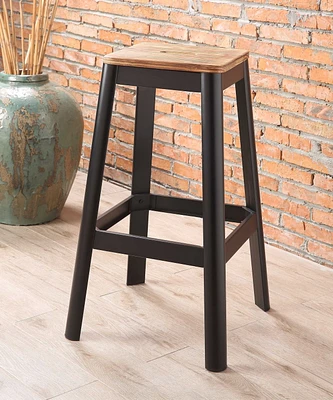 ACME Jacotte Bar Stool  in Natural & Black