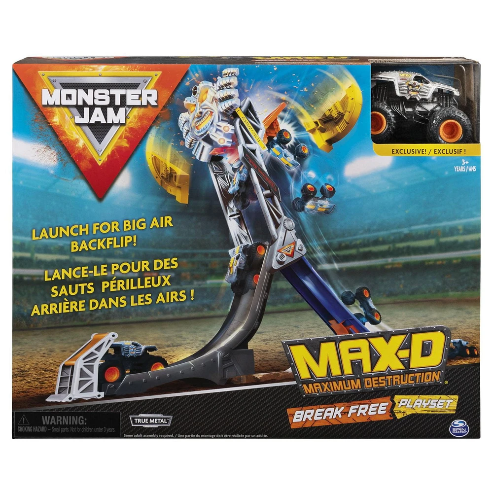 Monster Jam Official Max-D Break Free Playset