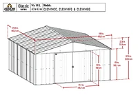 3-in-1 Steel Utility Shed