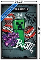 Minecraft - Creeper Do Not Enter Wall Poster