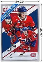 NHL Montreal Canadiens - Cole Caufield 22 Wall Poster, 22.375" x 34"