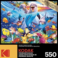 Kodak 550 Piece puzzle - Dolphins