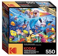 Kodak 550 Piece puzzle - Dolphins