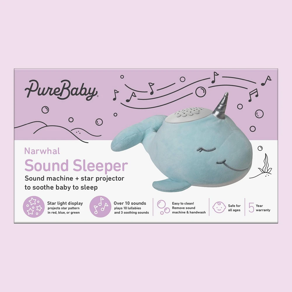 PureBaby Narwhal Sound Sleeper