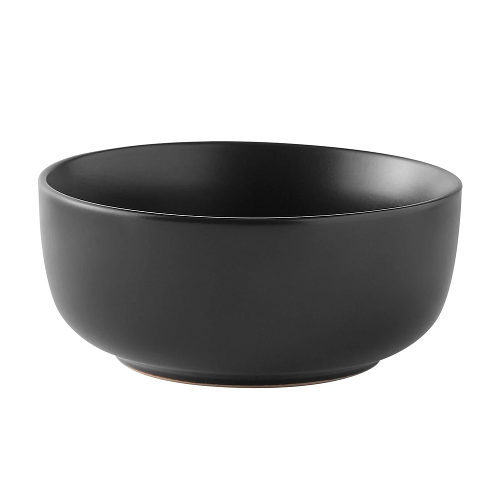 Mainstays Alessandra Matte Black Stoneware Bowl, MS BOWL ALLESANDRA