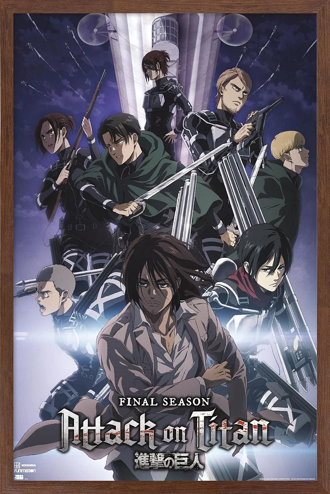 Attack on Titan: Season 4 - Key Visual 2 Wall Poster, 22.375" x 34"