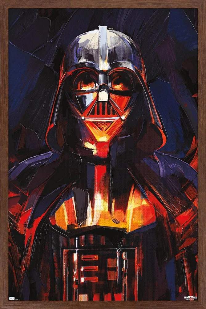 Star Wars: Obi-Wan Kenobi - Darth Vader Painting Wall Poster, 22.375" x 34"