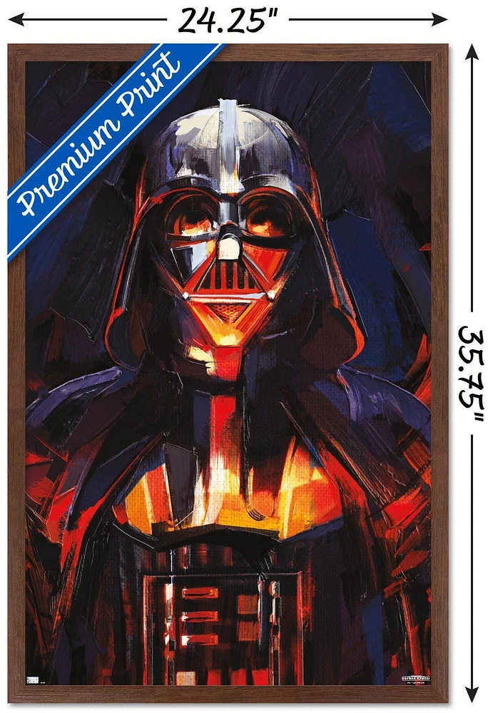 Star Wars: Obi-Wan Kenobi - Darth Vader Painting Wall Poster, 22.375" x 34"