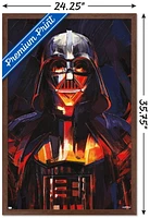 Star Wars: Obi-Wan Kenobi - Darth Vader Painting Wall Poster, 22.375" x 34"