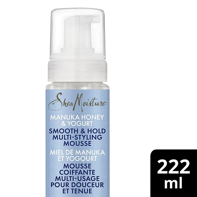 SheaMoisture Manuka Honey & Yogurt Multi-Styling Hair Mousse, 222mL