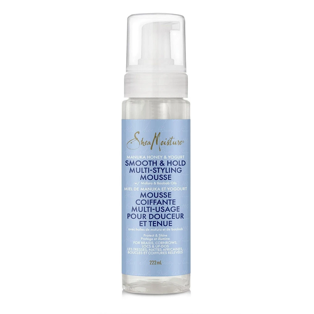 SheaMoisture Manuka Honey & Yogurt Multi-Styling Hair Mousse, 222mL