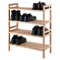 Winsome Mercury 2 Piece Stackable Shoe Rack Set