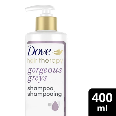 Shampooing Violet Dove Hair Therapy Gorgeous Greys avec complexe de biotine 400 ml Shampooing
