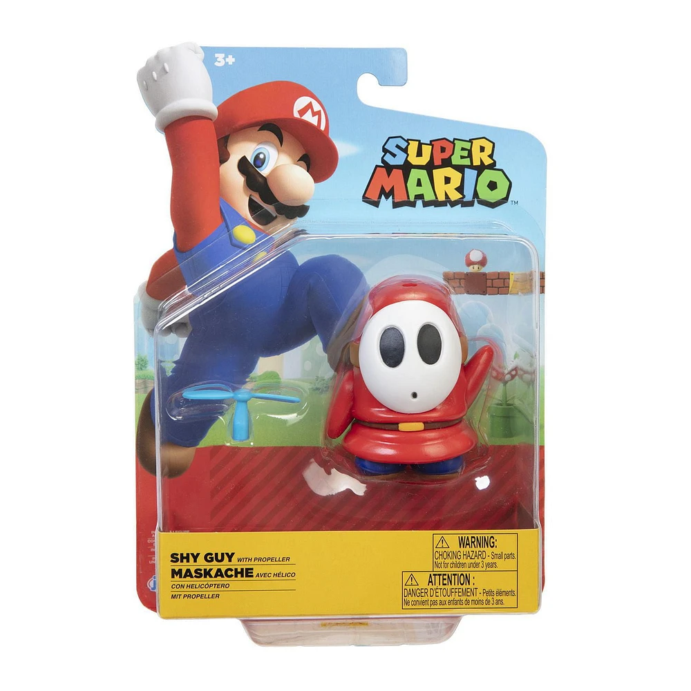 World of Nintendo 4" Figure - Red Shy Guy with Propeller