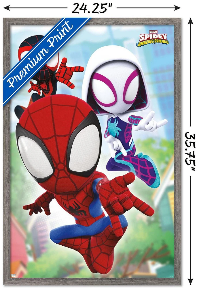 Marvel Spidey and His Amazing Friends - Webs Wall Poster, 22.375" x 34"