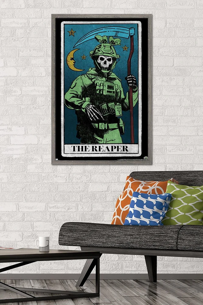 Call of Duty: Modern Warfare 2 - Ghost Tarot Card Wall Poster, 22.375" x 34"