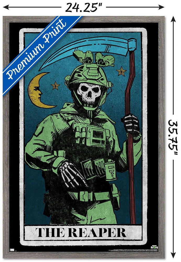 Call of Duty: Modern Warfare 2 - Ghost Tarot Card Wall Poster, 22.375" x 34"