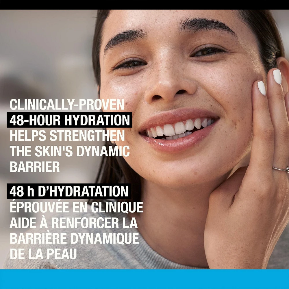 Hydratant pour le visage Neutrogena Hydro Boost, sans parfum, à base d'acide hyaluronique pour la peau sèche, gel-crème pour une hydratation rafraîchissante et une peau radieuse, non comédogène 50 ml