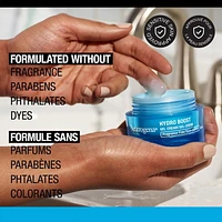 Hydratant pour le visage Neutrogena Hydro Boost, sans parfum, à base d'acide hyaluronique pour la peau sèche, gel-crème pour une hydratation rafraîchissante et une peau radieuse, non comédogène 50 ml