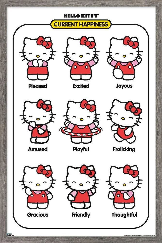 Hello Kitty - Current Happiness Wall Poster