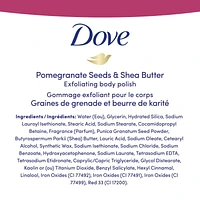 Dove Pomegranate Seeds & Shea Butter Exfoliating Body Polish, 298g