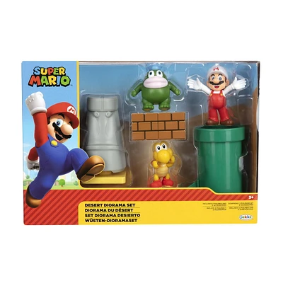 Nintendo Super Mario 2.5" Desert Plains Diorama Set