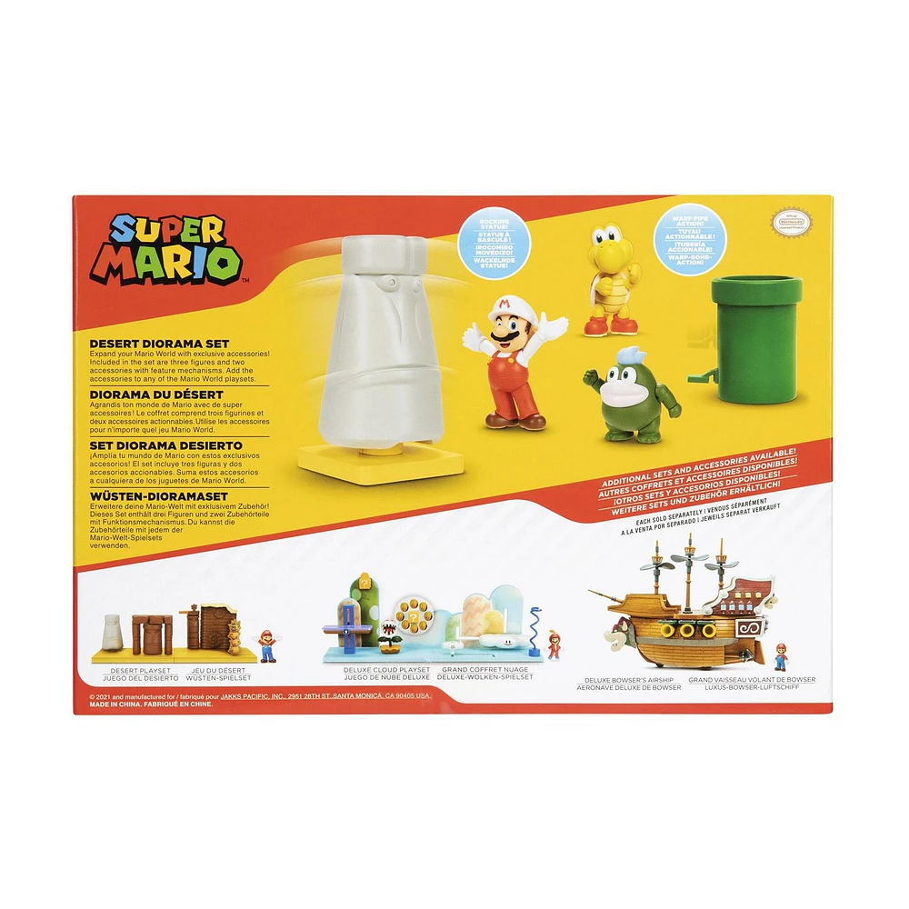 Nintendo Super Mario 2.5" Desert Plains Diorama Set