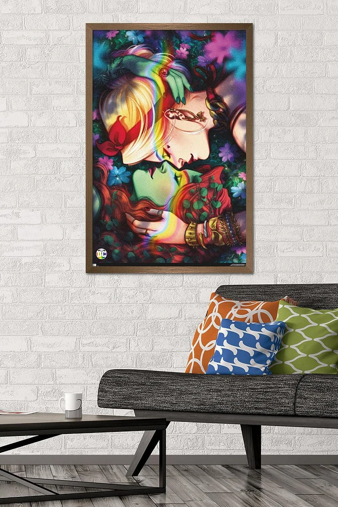 DC Comics - Harley Quinn and Poison Ivy Pride Wall Poster, 22.375" x 34"