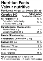 Torsades aux pommes Mon marché fraîcheur 6 beignes, total de 606 g