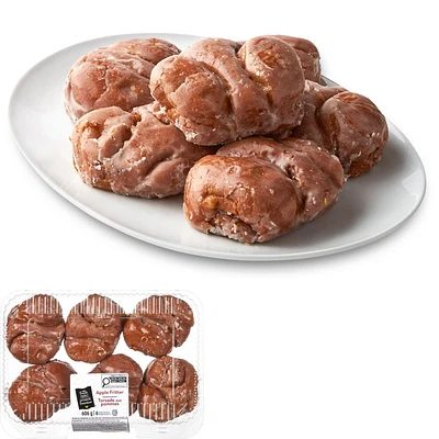 Torsades aux pommes Mon marché fraîcheur 6 beignes, total de 606 g