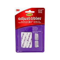 Command® Adjustables™ Repositionable Refill Strips 17820-18EF, 0.5 lb (225 g), 18 Strips