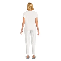 George Women's Hacci Pajamas 2-Piece Set